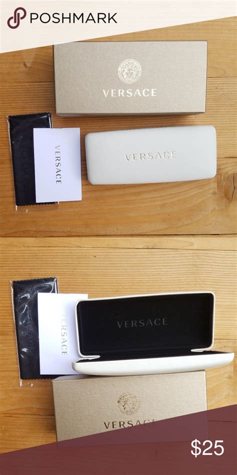 white versace glasses case|women's Versace glasses.